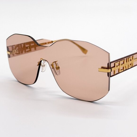 NEW FENDI SUNGLASSES FE40067U 30S GOLD/PINK EYEWEAR main image 6